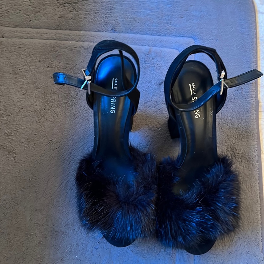 Black Formal Platform Sandal
